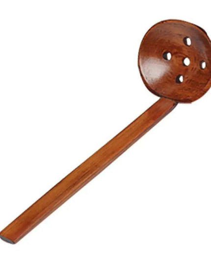 Artisan Extra-Large Japanese Wooden Ladle for Ramen and Soup Serving