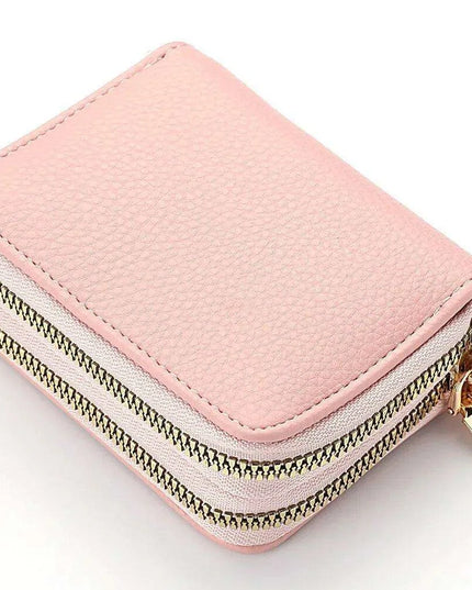 Lychee-Inspired Chic Zip Wallet - Stylish & Practical