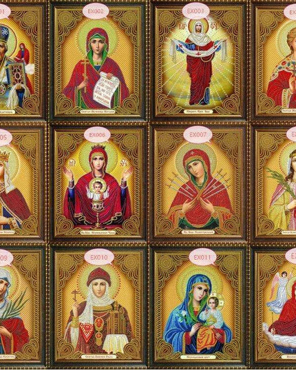 Divine Theotokos Vladimirskaya Diamond Painting Experience Kit