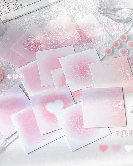 Creative Canvas: INS Gradient Smudge Memo Pad for Artistic Expression