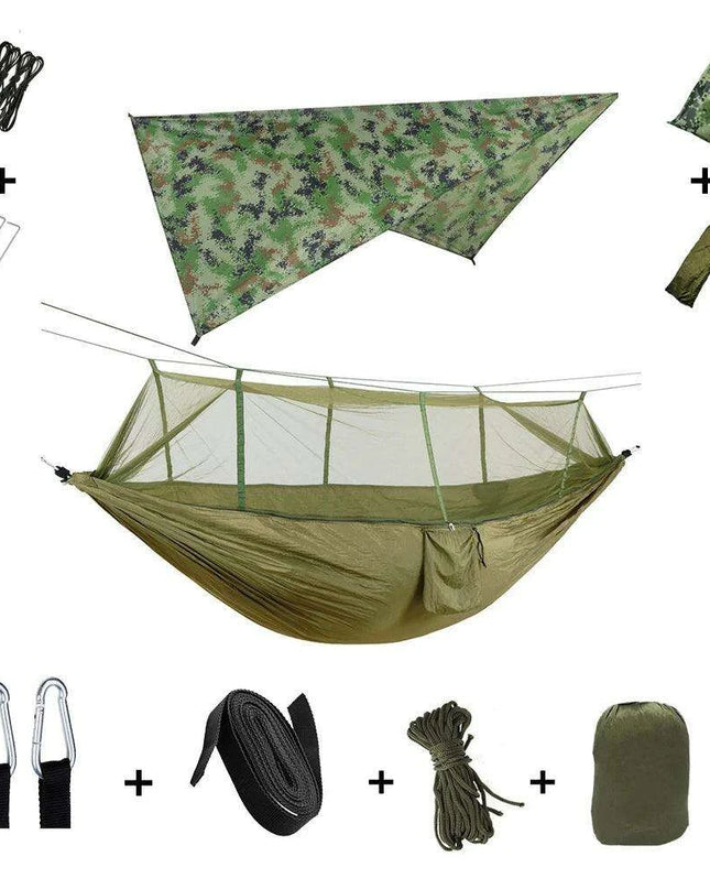 Premium Explorer's Hammock Kit - All-in-One Outdoor Survival Gear