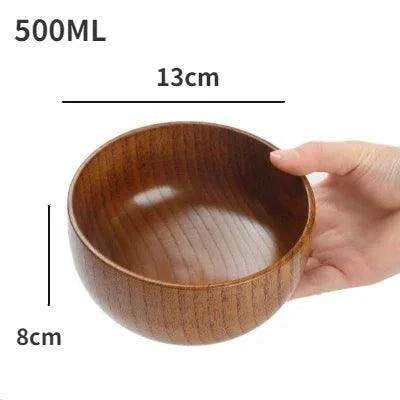 Elegant Japanese Jujube Wooden Bowls for Every Meal