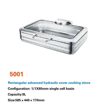 Sophisticated Hydraulic Stainless Steel Catering Chafing Dish Set for Upscale Events
