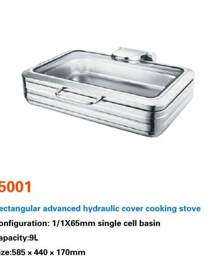 Sophisticated Hydraulic Stainless Steel Catering Chafing Dish Set for Upscale Events