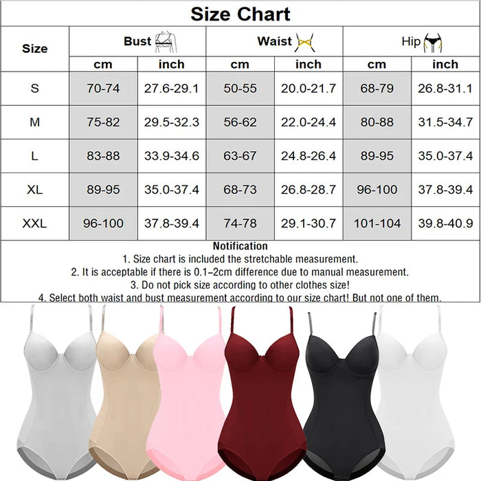 Confidence-Boosting Slimming Shapewear Bodysuit for Curvy Silhouettes