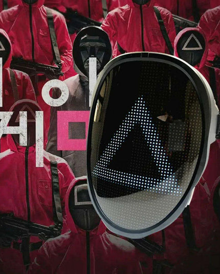 Personalized LED Bluetooth Party Mask with Animated Displays