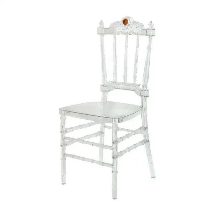 Sophisticated 20-Piece Clear Acrylic Chair Collection for Events