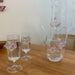 Charming Chinese Butterfly Teapot and Glassware Set for Tea and Cocktails