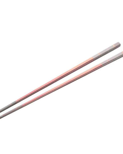 Eco-Friendly Reusable Stainless Steel Chopsticks for Asian Cuisine