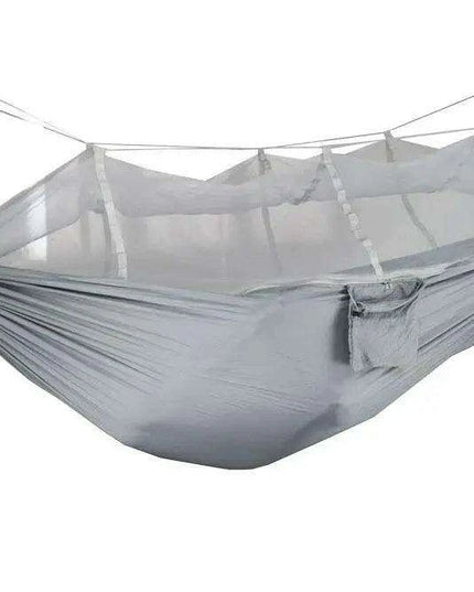 Outdoor Adventure Hammock with Insect Protection - Lightweight Portable Hanging Bed for Camping Comfort