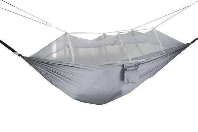 Outdoor Adventure Hammock with Insect Protection - Lightweight Portable Hanging Bed for Camping Comfort