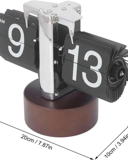 High-Tech Automatic Flipping Clock for Stylish Home Decor - Includes Battery Gift