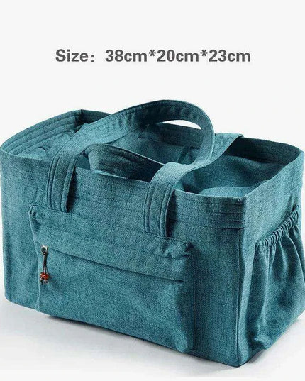 Travel-Friendly Kung Fu Tea Set Tote for On-the-Go Tea Enthusiasts