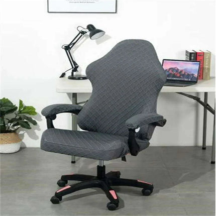 High Back Elastic Chair Cover for Office and Living Room