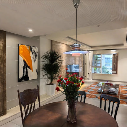 Retro Layered Pendant Light | Mid-Century Modern E27
