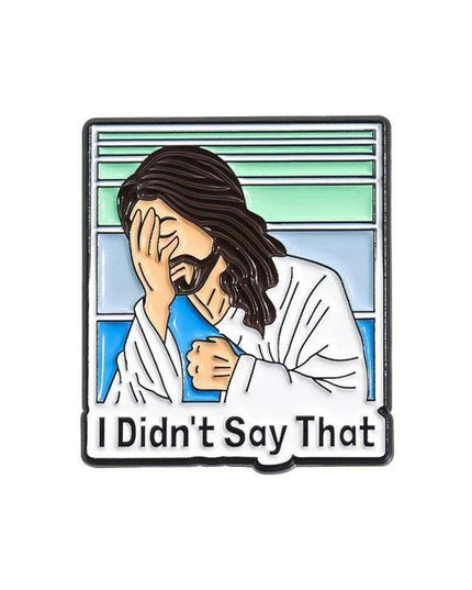 Faith-Inspired Jesus Enamel Pin Collection - Stylish Brooches for Spiritual Expression on Jackets and Backpacks