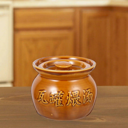 Ceramic Clay Cooking Pot - Your Ultimate Kitchen Essential for Hearty Soups and Stews