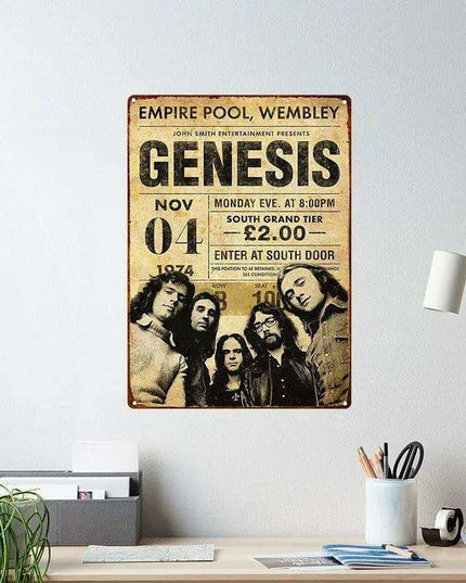 Legends of Rock Metal Wall Art - Timeless Decor for Music Enthusiasts and Entertainment Spaces