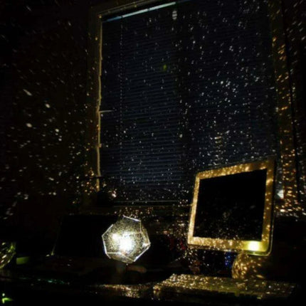 Galactic Dreams 3D Star Projector Lamp - Magical USB Night Light for Kids' Rooms and Relaxing Ambiance