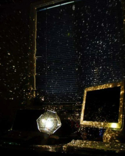 Galactic Dreams 3D Star Projector Lamp - Magical USB Night Light for Kids' Rooms and Relaxing Ambiance