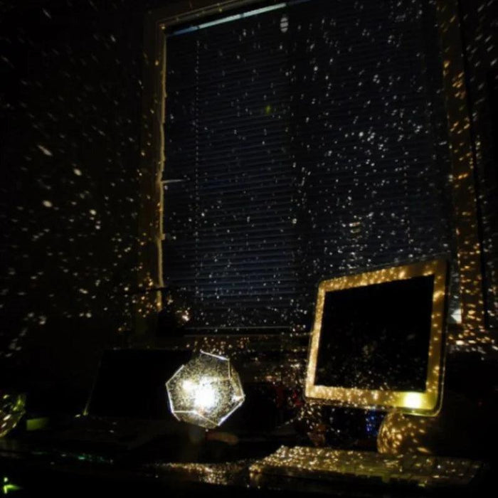 Galactic Dreams 3D Star Projector Lamp - Magical USB Night Light for Kids' Rooms and Relaxing Ambiance