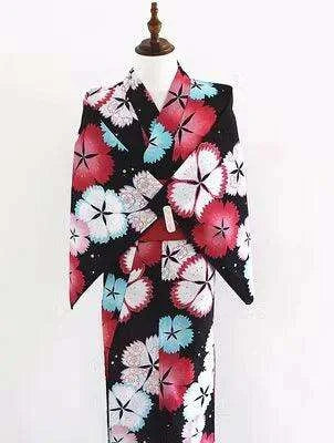 Elegant Japanese Women's Floral Kimono