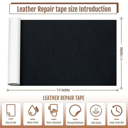 Leather Repair Patch - Quick and Easy Fix for Furniture, Apparel, and Footwear
