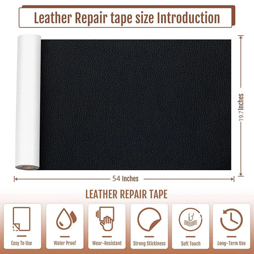 Leather Restoration Patch Kit - Premium Self-Adhesive Repair Solution