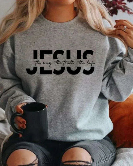 Faithful Journey Christian Hoodie - Stylish Jesus Sweatshirt for Women