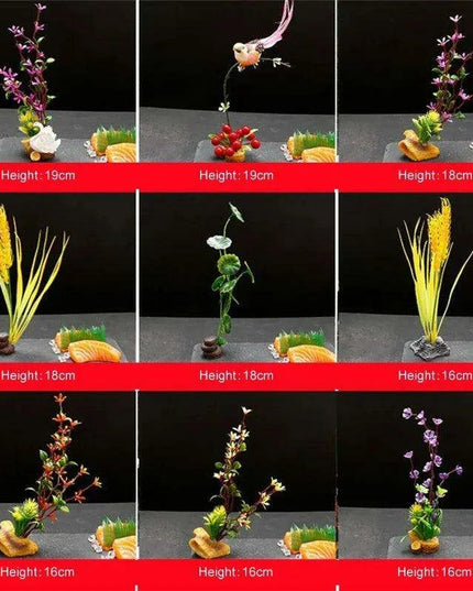 Floral Elegance Sashimi Garnish Set