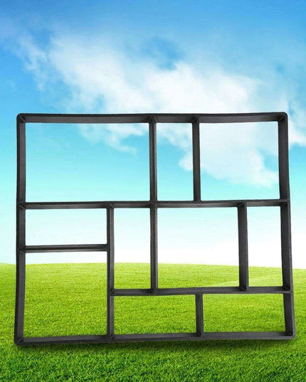 DIY Garden Pathway Paving Mold for Custom Concrete Walkways and Patios