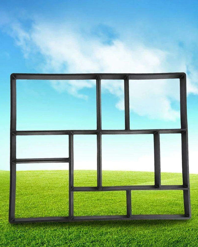 DIY Garden Pathway Paving Mold for Custom Concrete Walkways and Patios