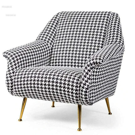 Scandinavian Luxe Upholstered Armchair for Stylish Home Interiors