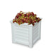 Coastal Elegance 16" Self-Watering Square Planter - Ideal for Outdoor Gardens