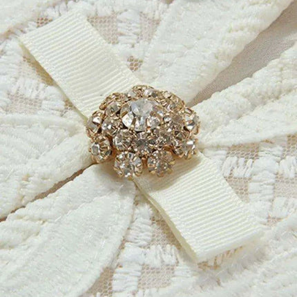 2-Piece Embroidered O-Neck Top and Short Skirt Set for Women