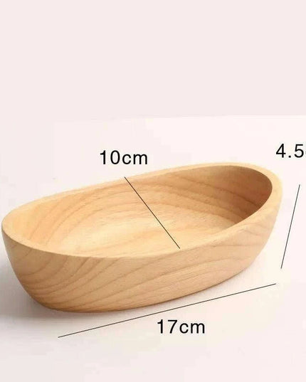 Chic Acacia Wood Serving Bowl - The Perfect Centerpiece for Entertaining and Snacks