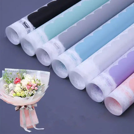 20 Sheets Waterproof Flower Wrapping Paper for Bouquets and Gifts hmhigh-quality-20sheets-waterproof-plastic-flower-wrapping-paper-for-bouquets-and-gift-presentationhm