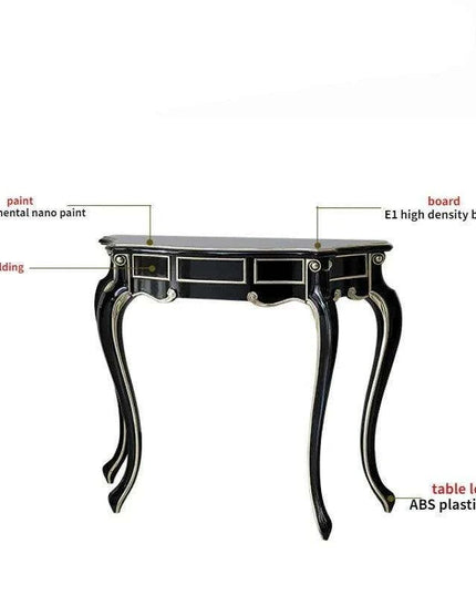 Retro Nordic Elegance Console Table - Timeless Entryway Decor Accent