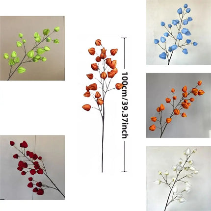 Aucho Real Touch Lantern Flower Branch - Lifelike Decorative Simulatio