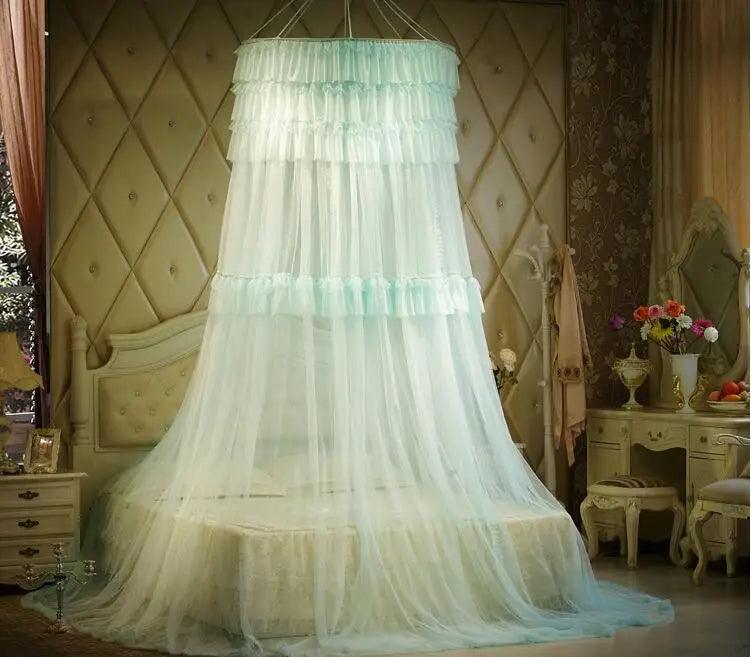Whimsical Lace Dream Canopy for Queen and King Size Beds