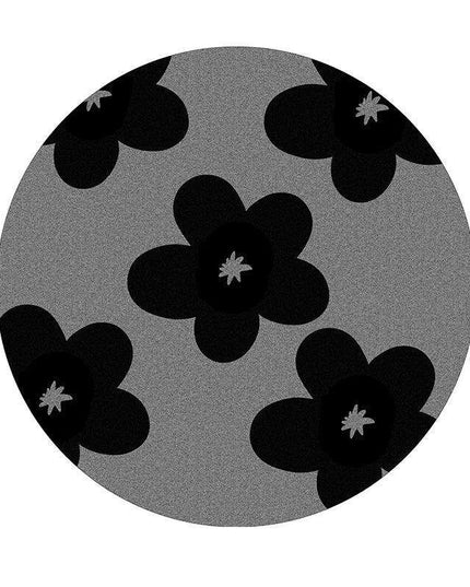 Luxurious Circular Floor Rug with High Absorbency, Tailored Sizes for Versatile Use