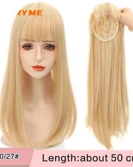 Seamless White Hair Clip-In Bangs for Effortless Style Transformation