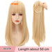 Seamless White Hair Clip-In Bangs for Effortless Style Transformation