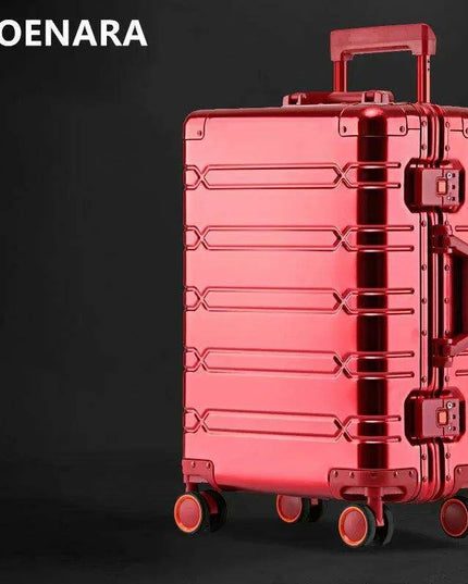 29-inch COLENARA Premium Aluminum Alloy Rolling Luggage Set for Men and Women - Ultimate Durability and Chic Design