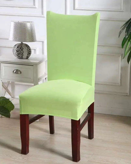 Elegant Beige Stretchable Slipcovers for Dining Chairs at Special Events