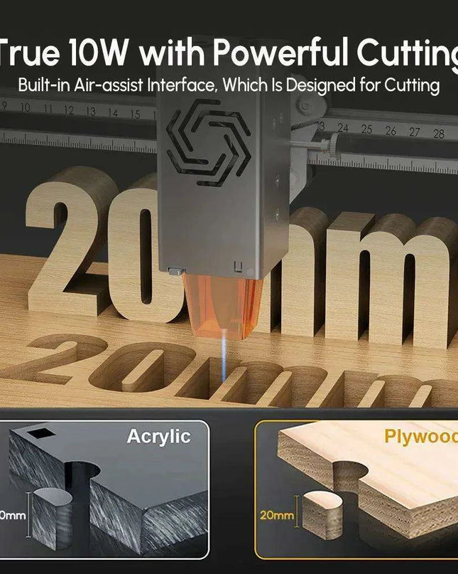 High-Performance Laser Engraver with Rapid Cutting Technology