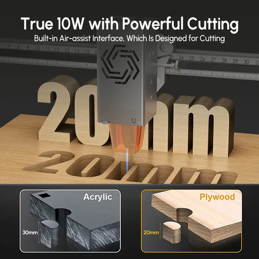 Powerful 90W Laser Engraving Machine with Enhanced Cutting Capabilities