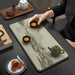 Zen Tranquility Tea Ceremony Mat - Large Thick Eco-Friendly Table Decor