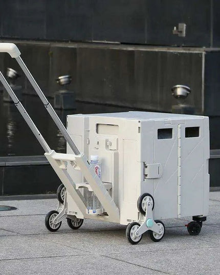 Effortless Shopping Companion: Versatile Trolley with Easy Glide Wheels