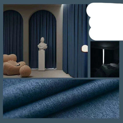 Luxury Soundproof Linen Drapes - Premium Noise Isolation and Total Privacy Solution